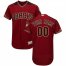 Arizona Diamondbacks Majestic Alternate Flex Base Authentic Collection Custom Jersey Red
