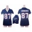Nike New England Patriots #87 Rob Gronkowski Navy Blue Team Color Draft Him Name & Number Top Womens Stitched NFL Elite Jersey