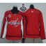 Adidas Washington Capitals Blank Red Home Authentic Stanley Cup Final Champions Womens Stitched NHL Jersey