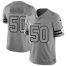 Pittsburgh Steelers #50 Ryan Shazier Mens Nike Gray Gridiron II Vapor Untouchable Limited NFL Jersey