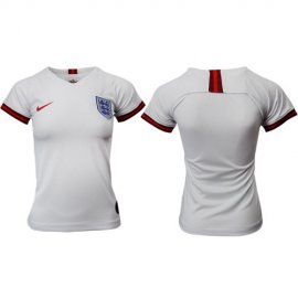 Womens England Blank Home Soccer Country Jersey