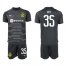 Dortmund #35 Hitz Black Goalkeeper Soccer Club Jersey