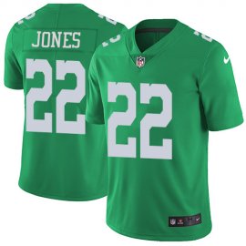 Nike Philadelphia Eagles #22 Sidney Jones Green Mens Stitched NFL Limited Rush Jersey