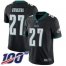 Nike Philadelphia Eagles #27 Malcolm Jenkins Black Alternate Mens Stitched NFL 100th Season Vapor Limited Jersey