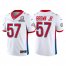 Mens Kansas City Chiefs #57 Orlando Brown Jr. 2022 White AFC Pro Bowl Stitched Jersey