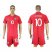 Chile #10 Vargas Home Soccer Country Jersey
