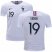 France #19 Sidibe Away Kid Soccer Country Jersey