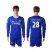 Chelsea #28 Azpilicueta Home Long Sleeves Soccer Club Jersey