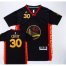 Golden State Warriors #30 Stephen Curry Black Slate Chinese New Year Stitched NBA Jersey