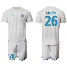 Marseille #26 Thauvin Home Soccer Club Jersey