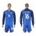 France #16 Mandanda Home Long Sleeves Soccer Country Jersey