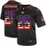 Nike Cincinnati Bengals #25 Giovani Bernard Black Mens Stitched NFL Elite USA Flag Fashion Jersey