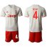 Juventus #4 De Ligt Away Soccer Club Jersey