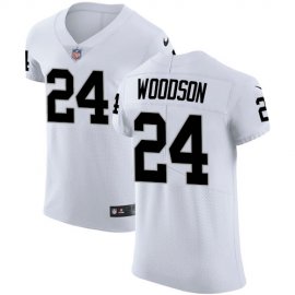 Nike Las Vegas Raiders #24 Charles Woodson White Mens Stitched NFL Vapor Untouchable Elite Jersey