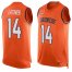 Nike Denver Broncos #14 Cody Latimer Orange Team Color Mens Stitched NFL Limited Tank Top Jersey