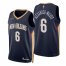 Nike New Orleans Pelicans #6 Nickeil Alexander-Walker Navy Mens 2021-22 NBA 75th Anniversary Diamond Swingman Jersey – Icon Edition Mens