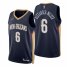 Nike New Orleans Pelicans #6 Nickeil Alexander-Walker Navy Mens 2021-22 NBA 75th Anniversary Diamond Swingman Jersey – Icon Edition Mens