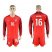 USA #16 Nguyen Away Long Sleeves Soccer Country Jersey