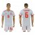 Spain #6 A.Iniesta Away Soccer Country Jersey