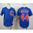 Chicago Cubs #44 Anthony Rizzo Blue Cool Base Stitched Youth MLB Jersey