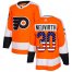 Adidas Philadelphia Flyers #30 Michal Neuvirth Orange Home Authentic USA Flag Stitched NHL Jersey