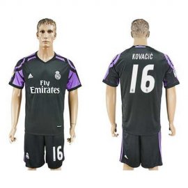 Real Madrid #16 Kovacic Sec Away Soccer Club Jersey
