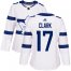 Adidas Toronto Maple Leafs #17 Wendel Clark White Authentic 2018 Stadium Series Womens Stitched NHL Jersey