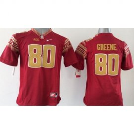 Youth Florida State Seminoles #80 Rashad Greene Red Limited Stitched NCAA Jersey