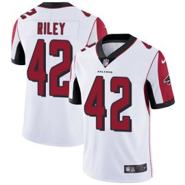 Nike Atlanta Falcons #42 Duke Riley White Mens Stitched NFL Vapor Untouchable Limited Jersey