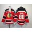 Chicago Blackhawks #88 Patrick Kane Red Sawyer Hooded Sweatshirt Stitched Youth NHL Jersey