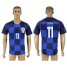 Croatia #11 Srna Away Soccer Country Jersey