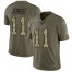 Nike Atlanta Falcons #11 Julio Jones Olive/Camo Youth Stitched NFL Limited 2017 Salute to Service Jersey