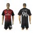 AC Milan #96 Calabria Home Soccer Club Jersey