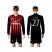 AC Milan #27 Kuco Home Long Sleeves Soccer Club Jersey