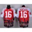 Nike San Francisco 49ers #16 Joe Montana Red Mens Stitched NFL Elite Noble Fashion Jersey