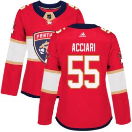 Adidas Florida Panthers #55 Noel Acciari Red Home Authentic Womens Stitched NHL Jersey