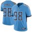 Nike Tennessee Titans #98 Jeffery Simmons Light Blue Alternate Mens Stitched NFL Vapor Untouchable Limited Jersey