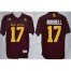 Mississippi State Bulldogs 17 Tyler Russell Red College Football Techfit NCAA Jerseys