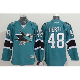 San Jose Sharks #48 Tomas Hertl Teal Stitched NHL Jersey