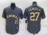 Blue Jays 27 Vladimir Guerrero Jr. Charcoal Nike 2022 MLB All Star Cool Base Jerseys