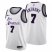 Nike Los Angeles Lakers #7 Carmelo Anthony Mens 2022-23 City Edition NBA Jersey – Cherry Blossom White Mens