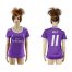 Womens Real Madrid #11 Bale Away Soccer Club Jersey