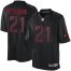 Nike Arizona Cardinals #21 Patrick Peterson Black Mens Stitched NFL Impact Limited Jersey