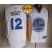 Warriors #12 Andrew Bogut White The Finals Patch Stitched NBA Jersey