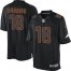 Nike Denver Broncos #18 Peyton Manning Black Mens Stitched NFL Impact Limited Jersey