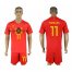 Belgium #11 MIRALLAS Home 2018 FIFA World Cup Soccer Jersey