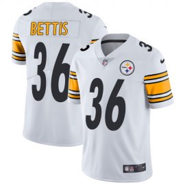 Nike Pittsburgh Steelers #36 Jerome Bettis White Youth Stitched NFL Vapor Untouchable Limited Jersey