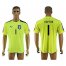 Italy #1 Boffon Shiny Green Goalkeeper Soccer Country Jersey