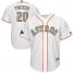 Houston Astros #20 Preston Tucker White 2018 Gold Program Cool Base Stitched Youth MLB Jersey