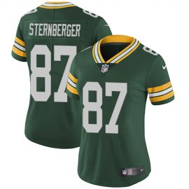 Nike Green Bay Packers #87 Jace Sternberger Green Team Color Womens Stitched NFL Vapor Untouchable Limited Jersey